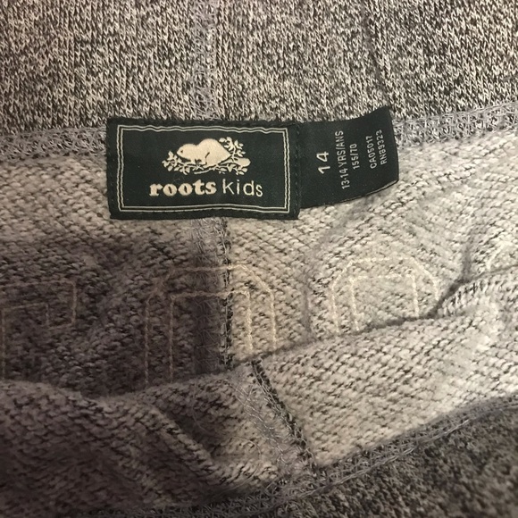 Size 14 Kids Salt & Pepper Roots Sweatpants - Picture 3 of 3
